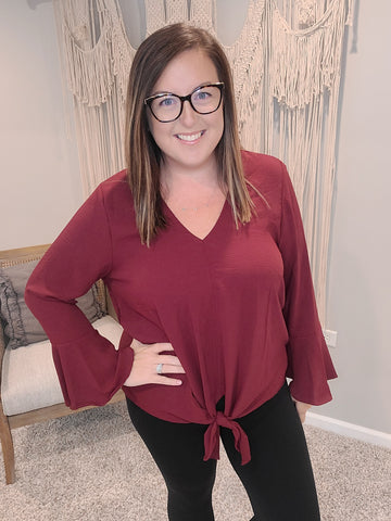A Flare And A Bow Top