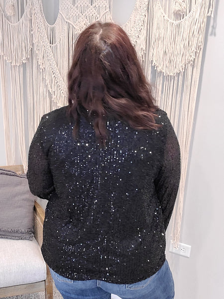 Season to Sparkle Sequin Blazer