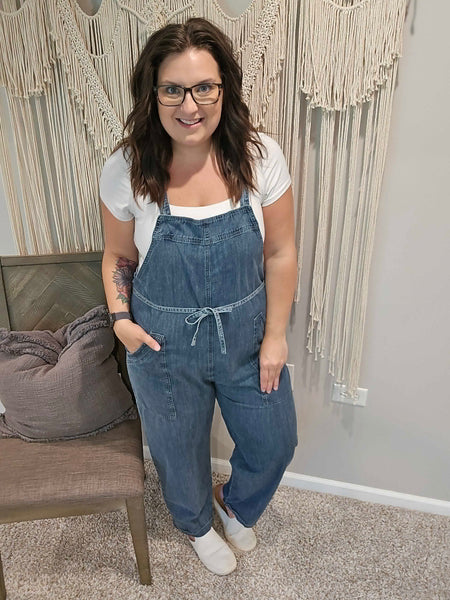 Drew Denim Jumpsuit Overalls
