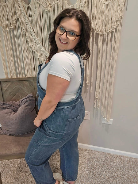 Drew Denim Jumpsuit Overalls