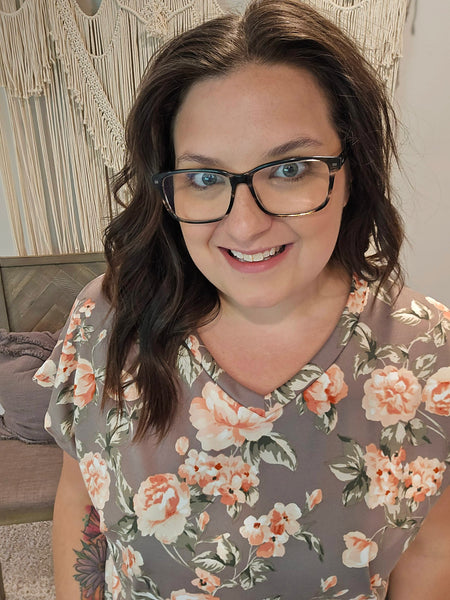 Fields of Lavender Floral Shirt