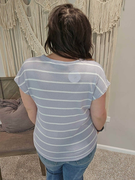 Lilac Dreams Striped Shirt