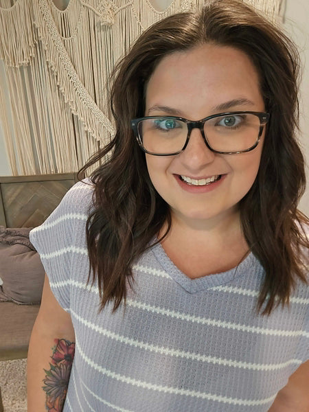 Lilac Dreams Striped Shirt