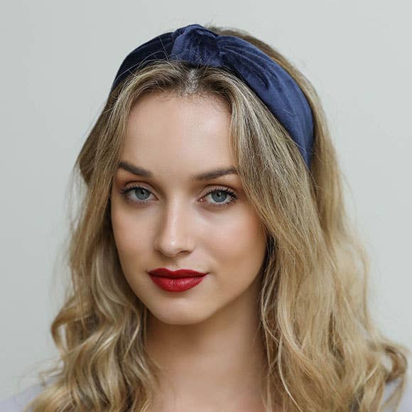 Velvet Turban Twist Knot Headband