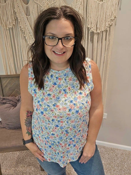 Shore Thing Floral Tank