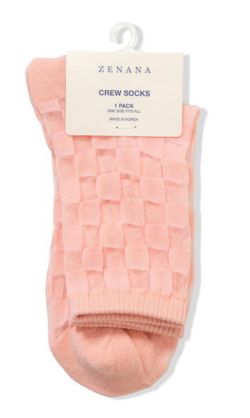 Checkered Mesh Socks