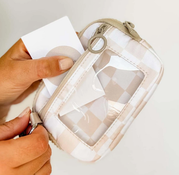 Zipper Wallet Keychain