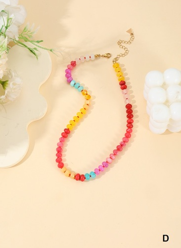 Beaded Gemstone Necklace