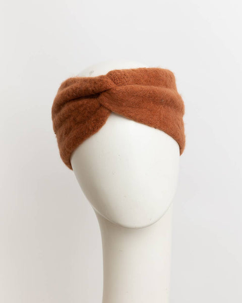 Twist Knot Boho Headband - Rust