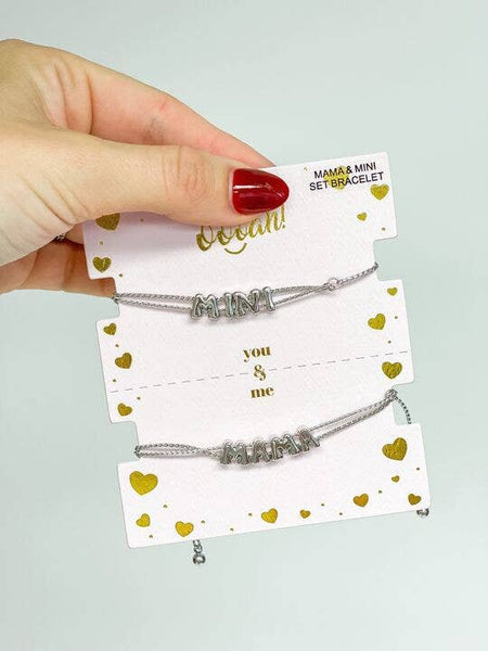 Mama & Mini Metal Bracelet Sets