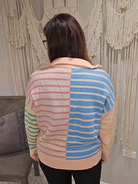Soft Reset Striped Sweater