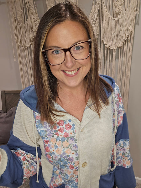 Morning Light Colorblock Hoodie Jacket