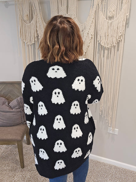 Ghost Reversible Cloud Cardigan