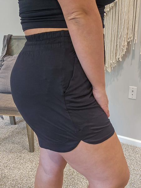 Kacie's Favorite Tulip Shorts - Black