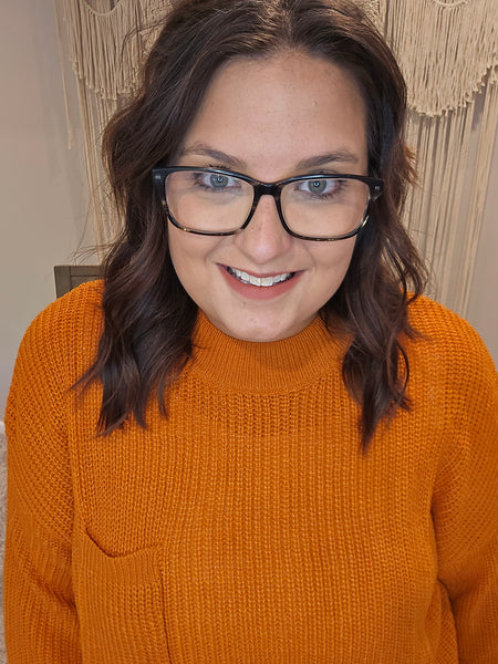 The Perfect Pullover Sweater - Pumpkin Orange