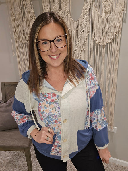 Morning Light Colorblock Hoodie Jacket