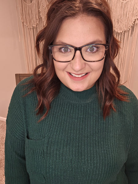 The Perfect Pullover Sweater - Hunter Green