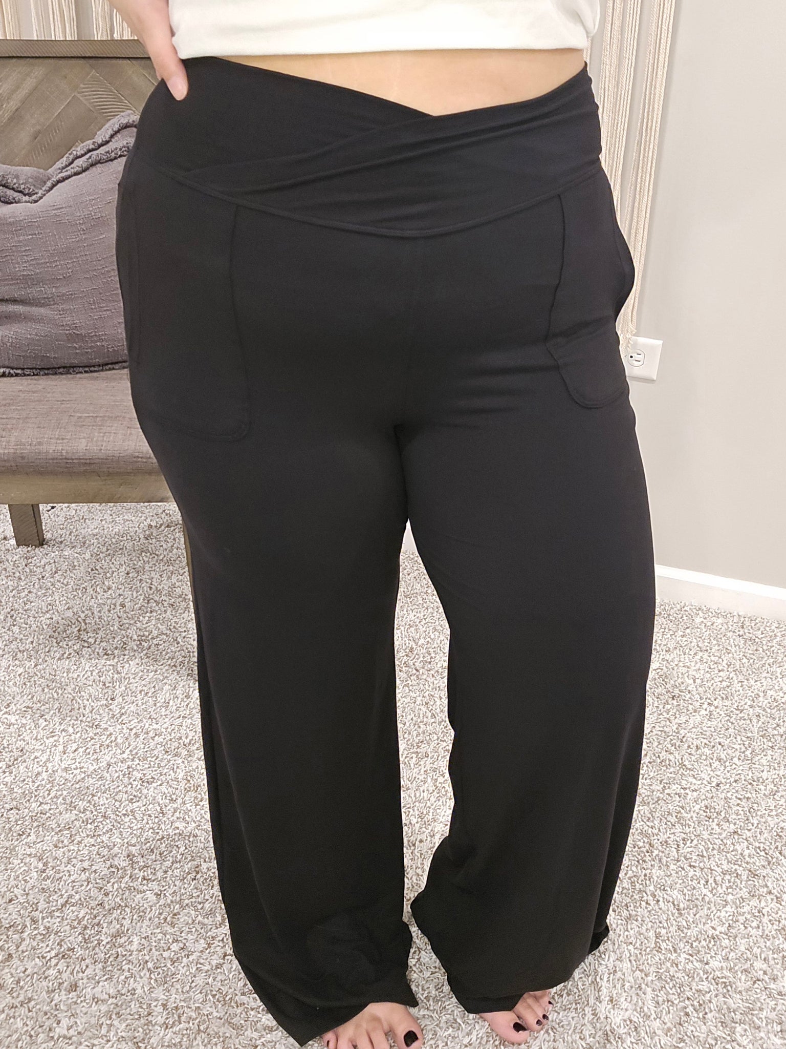 Kacie's Favorite Wide Leg Pant in Black