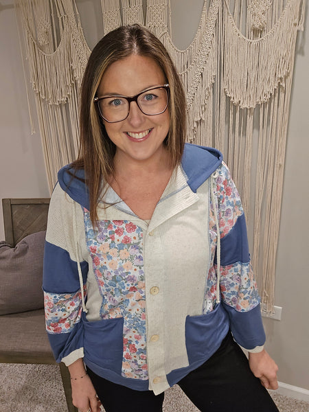 Morning Light Colorblock Hoodie Jacket