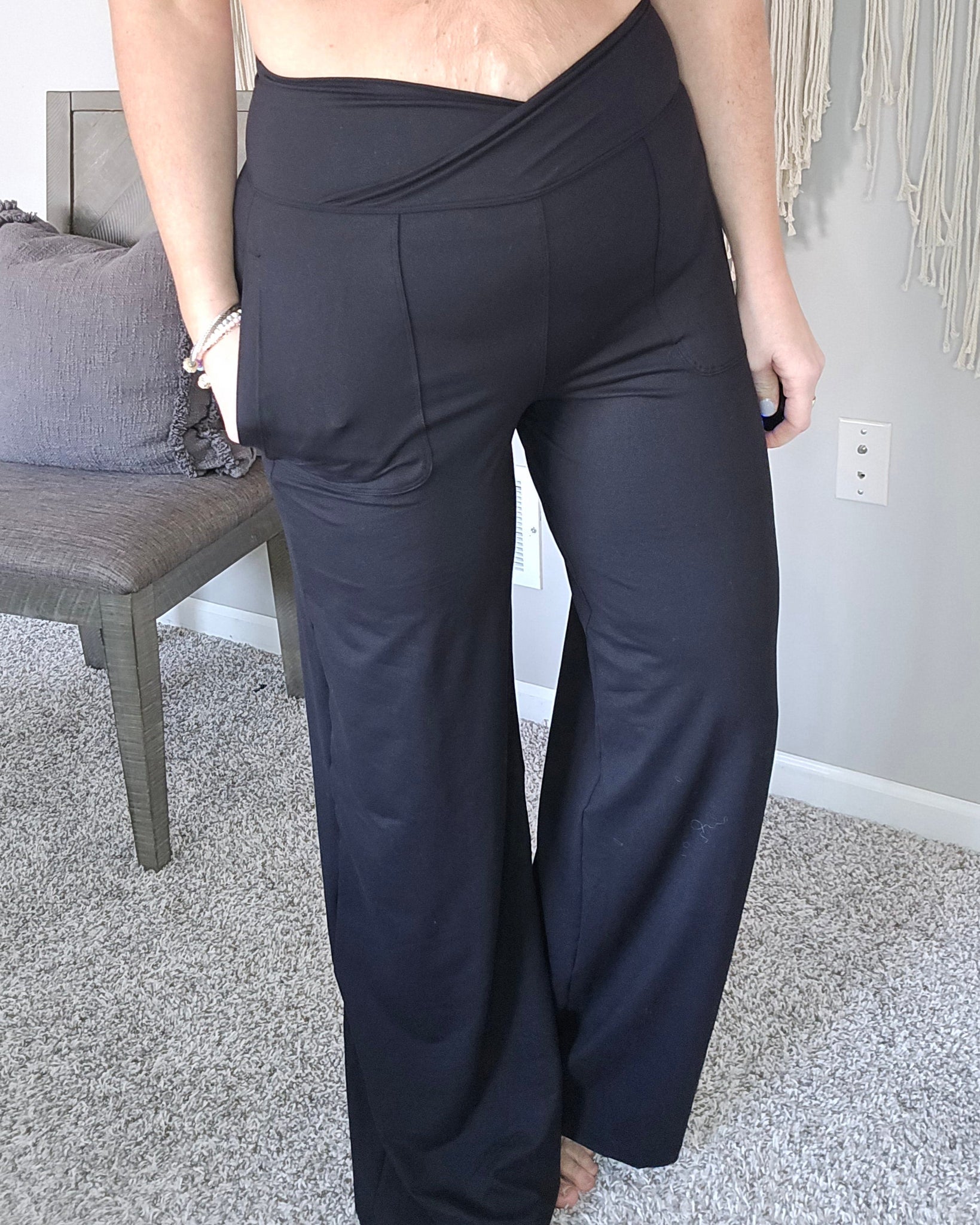 Kacie's Favorite Wide Leg Pant in Black