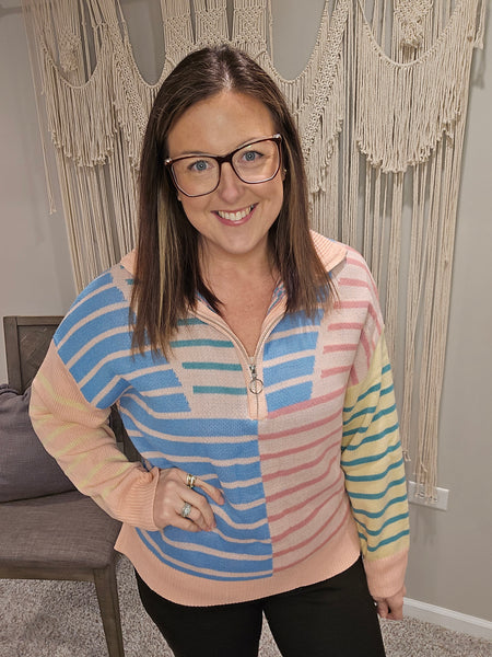Soft Reset Striped Sweater