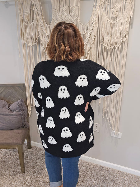 Ghost Reversible Cloud Cardigan