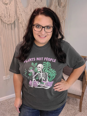 Plants Not People Skeleton T-Shirt
