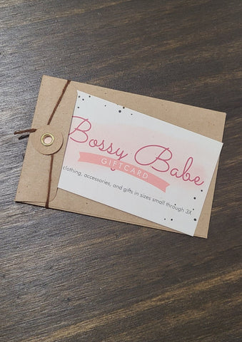 Bossy Babe Boutique Gift Card